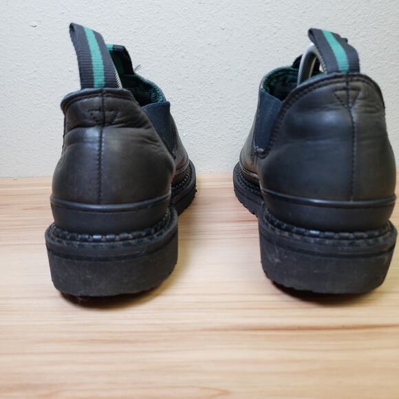 Georgia Giant Women's Size 8 Romeo Slip On Shoes Black Leather Workwear - Picture 5 of 8